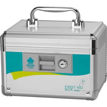 Storage Box with Key,Medicine Storage Box, Safe Box with Key,First Aid Key Safe Box,Desktop Organization For Home Office School,Home Organizer Supplies,Adjustable, Portable Sundries Storage Box