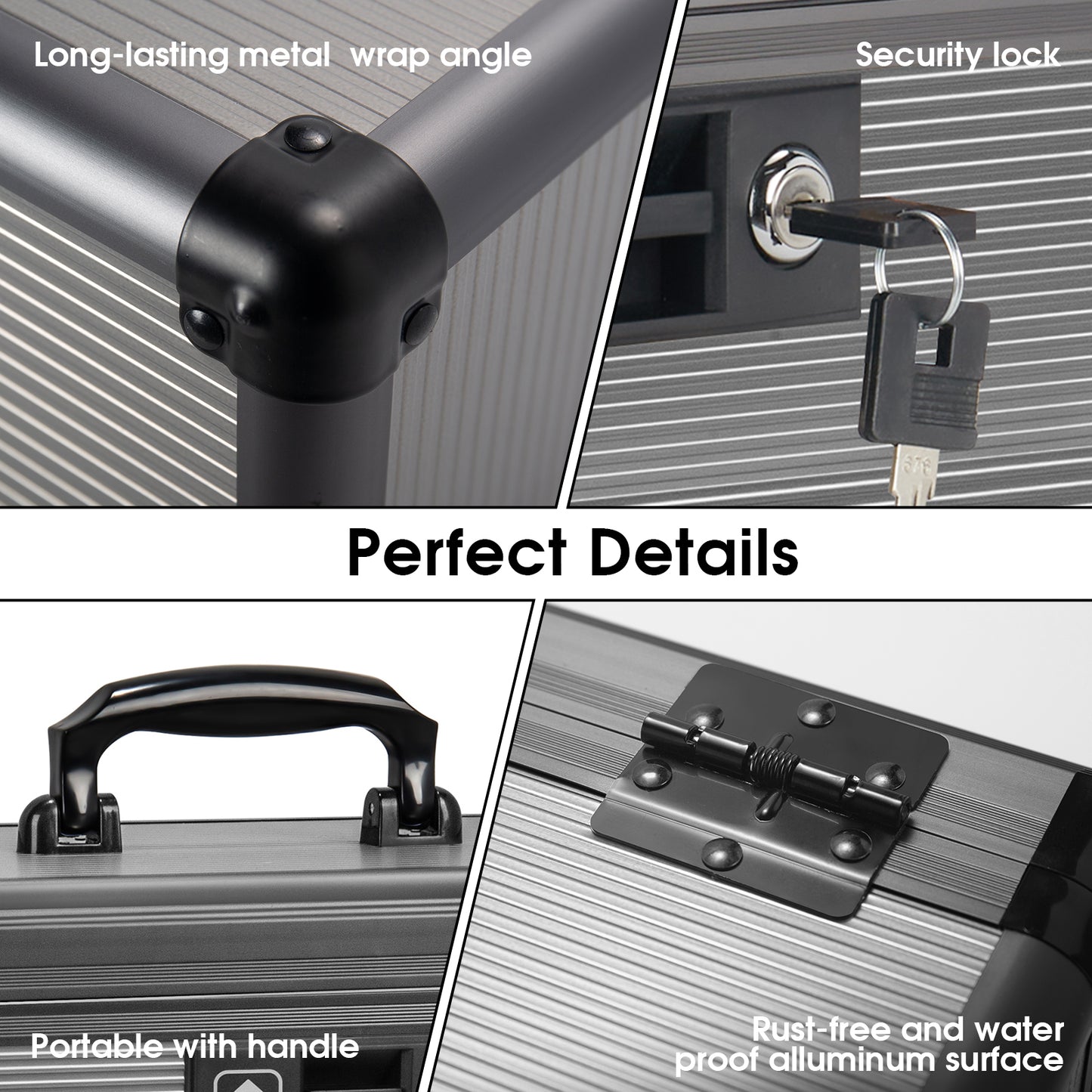 Lockable Medication Box, Locking Box for Secure Cash, Jewelry, ID Documents Lockable Dorm Storage Trunk with Key Lock - Briefcase, Lock Boxes for Personal Items