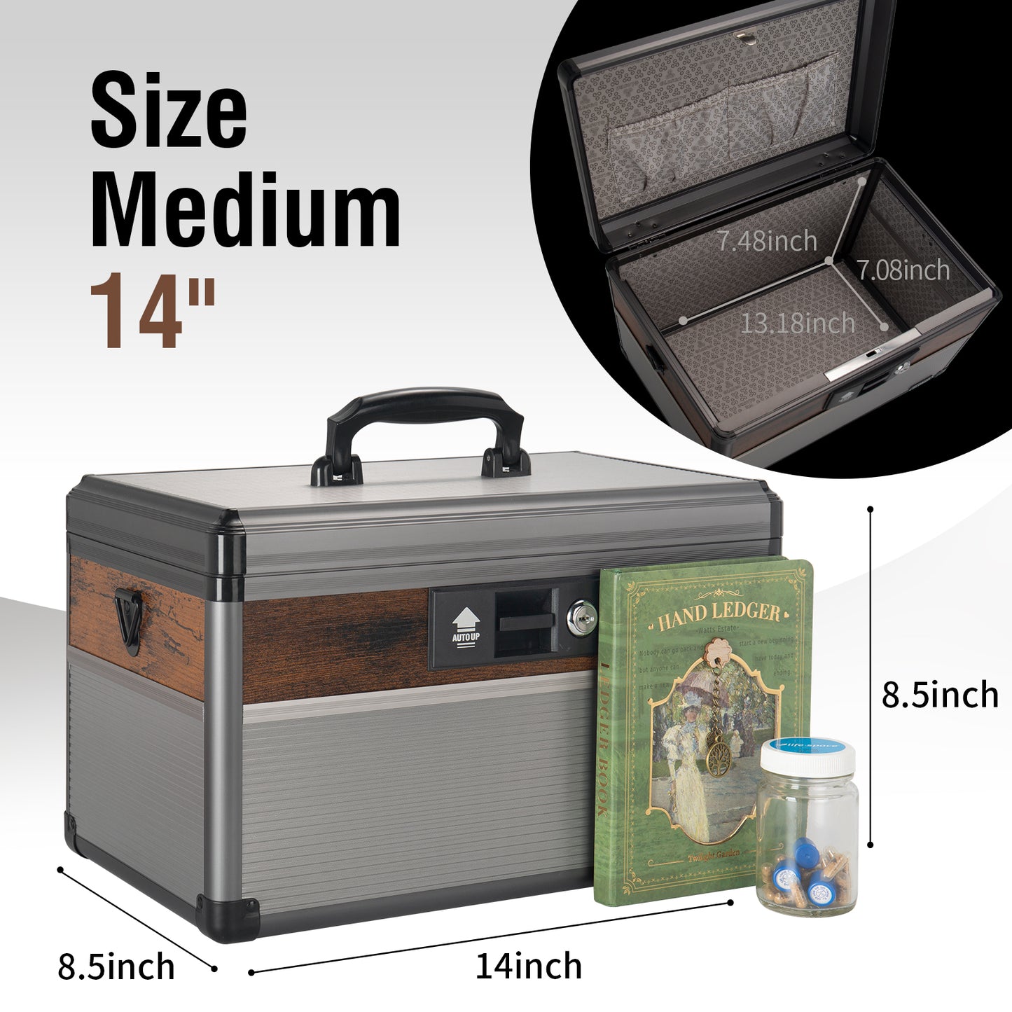 Medicine Lock Box, medication lock box,locking medicine box, Security Lock Boxes,First Aid Key Safe Box,Lock Box for Medication