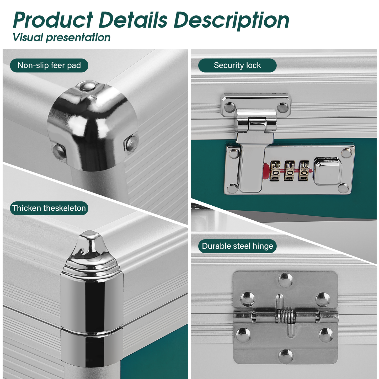 Medicine Lock Box with Combination Lock, Medication lock box,medicine safe lock box,medical box organizer