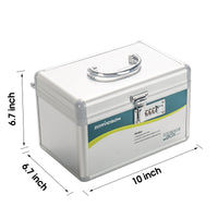 Medicine Lock Box,Locking Medicine Box, Security Lock Boxes,Lock Box, First Aid Key Safe Box,Lock Box for Medication