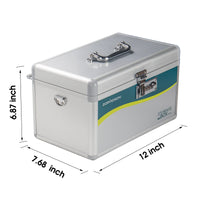 Medicine Lock Box,Locking Medicine Box, Security Lock Boxes,Lock Box, First Aid Key Safe Box,Lock Box for Medication