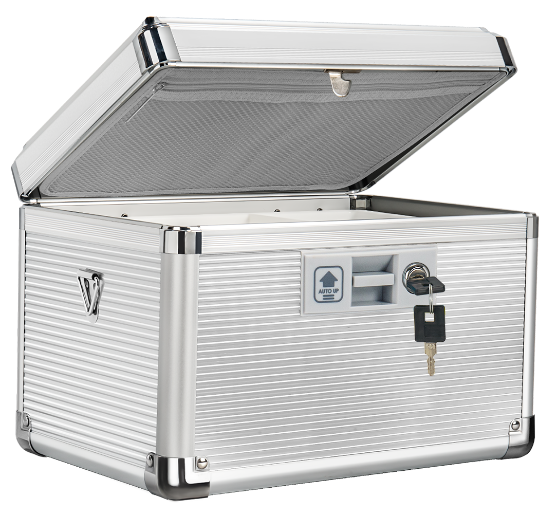 Lockable Medication Box, Locking Box for Secure Cash, Jewelry, ID Documents  Lockable Dorm Storage Trunk with Key Lock - Briefcase, Lock Boxes for Personal Items