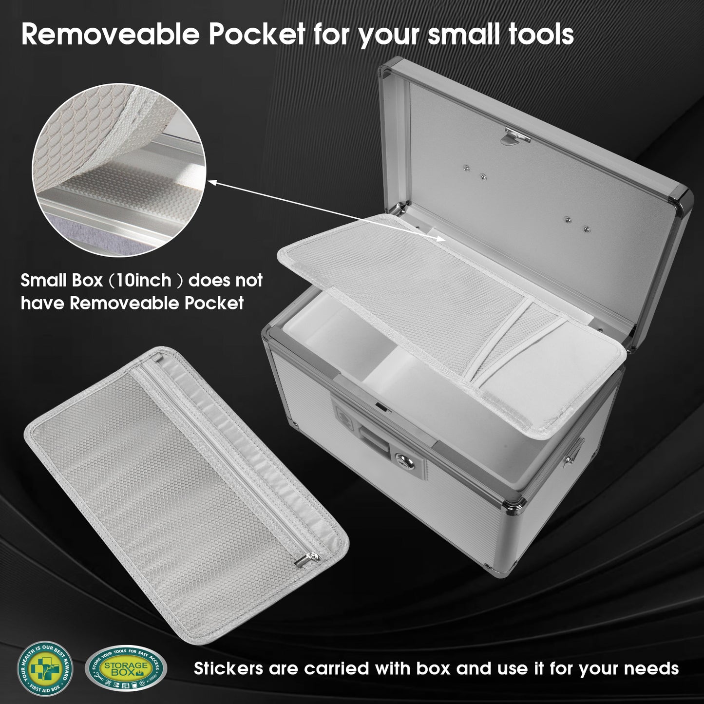 Lockable Medication Box, Locking Box for Secure Cash, Jewelry, ID Documents  Lockable Dorm Storage Trunk with Key Lock - Briefcase, Lock Boxes for Personal Items