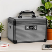 Lockable Medication Box, Locking Box for Secure Cash, Jewelry, ID Documents  Lockable Dorm Storage Trunk with Key Lock - Briefcase, Lock Boxes for Personal Items