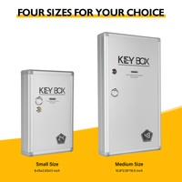 Key Cabinet, Key Organizer Lock Box Key Box Wall Mount with Lock and Key Tag for House Keys Outdoor 10.82 * 2.55 * 18.9 Inch【48 Slots】and 8.46 * 2.5 * 13 Inch 【24 Slots】